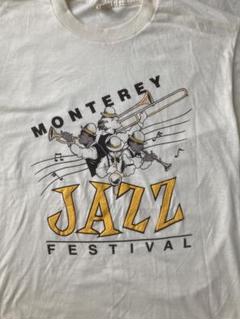 【レア】MONTEREY JAZZ FESTIVAL Tシャツ　古着 レア】MONTEREY JAZZ FESTIVAL Tシャツ 古着 - メルカリ