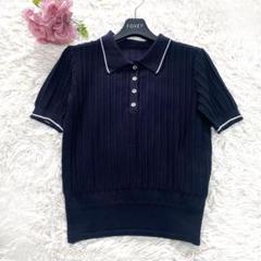 フォクシーブティック ポロシャツ Lady Polo ネイビー 38