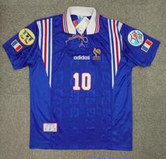 96 フランス代表 ホーム ジダン レプリカユニフォーム EURO96パッチ付 96 フランス代表 ホーム ジダン レプリカユニフォーム EURO96