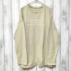 NICECLAUP　ナイスクラップ　長袖カットソー　ロゴ ロンT