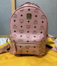 Small Stark Side Studs Backpack in Visetos Pink | MCM ®US