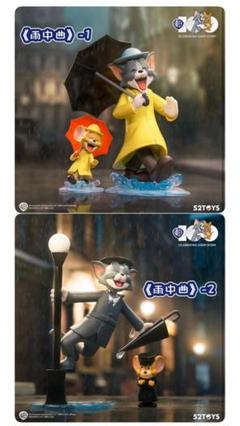 トムとジェリー 100周年 フィギュア 雨に唄えば ① ② セット