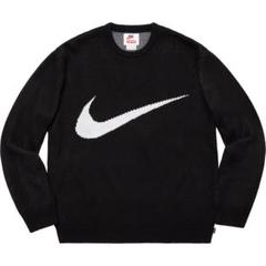 Supreme Nike Swoosh Sweater Black Large