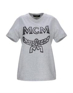 【美品】MCM 半袖ロゴTシャツ グレー