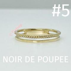 2025年最新】NOIR DE POUPEE 材質：ゴールド レディース リング