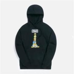 KITH × SIMPSONS Family Stack Hoodie 黒 L