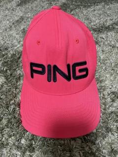 PING レッド キャップ FLEXFIT