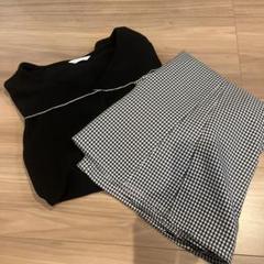 お値下げ★しまむら　２点セット　ブラウス&スカート