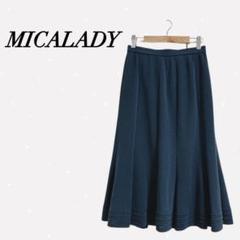 MICALADY ミカレディ レトロ スカート 昭和レトロ MICALADY ロングスカート オレンジ 昭和レトロ 手洗い可 - メルカリ