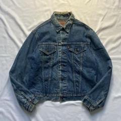 80s USA製 Levi'sリーバイス 71205 ダメージ デニムジャケット