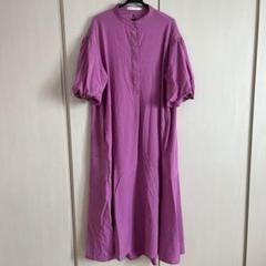 マタニティ ワンピース ゆったり 大きめ 半袖 シャツワンピース