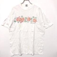 90’s 古着 SOFFE'S CHOICE ハイビスカス プリント Tシャツ