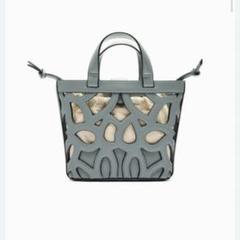 美品】ZARA カットワークミニトートバッグ カゴバッグ