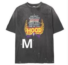 セントマイケル x ネイバーフッド SS Tシャツ STHD.フード \"ブラック SAINT Mxxxxxx/セントマイケル】×NEIGHBORHOOD STHD . SS TEE