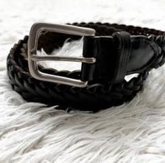ホワイトハウスコックス　メッシュ　ベルト　ブラック　30インチ　美品 LEATHER BELT COLLECTION | FRAME フレーム公式