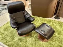 (展示品)カリモク：ザ・ファースト/リクライニングチェア＋オットマン
