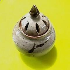 Ｓ１１７　茶碗　『大本山總持寺　金子認造』『灰釉茶碗』　抹茶碗　共箱　茶道具 S117 茶碗 『大本山總持寺 金子認造』『灰釉茶碗』 抹茶碗