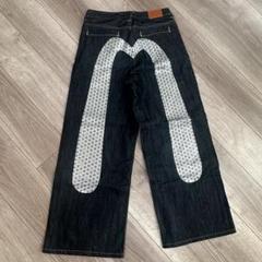 人気✨EVISU エヴィス 大黒 ハーフ パンツ デニム W32 白 EVISU(エヴィス) / 大黒/ハーフデニムパンツ/ショートパンツ/33