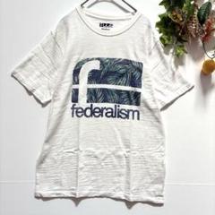 【ILLS】半袖Tシャツ トップス　プリントデザイン　コットン　白　メンズM