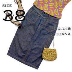 【美品】Dolce & Gabbanaドルチェ&ガッバーナ　ロングデニムスカート