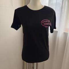 【美品・MOUSSY／モッシー】ロゴプリント Tシャツ ブラック Fサイズのサムネイル