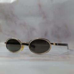 グッチ　オーバル型サングラス ビンテージ GUCCI ヴィンテージサングラス レア ブラック オーバル GG2409/S