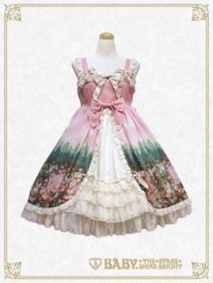 ベイビー　月夜の森の AURORA Soirée 柄プリンセスジャンパースカート