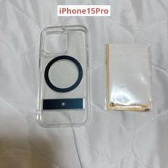 iPhone 15 Pro クリア ケース MagSafe スタンド付き