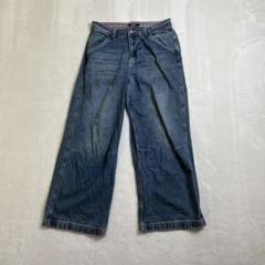 人気【JADED LONDON】ミッドブルー スラブ コロッサス ジーンズ 人気【JADED LONDON】Mid Blue Crash Biker Colossus デニム