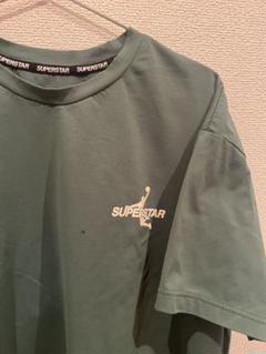 〔バスケ〕SUPERSTAR グリーン Tシャツ