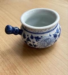 Hand painted in Thailand ハンドペイント 金彩 花文様皿 工芸品