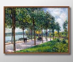 アルフレッド・シスレー、「MORET-SUR-LOING」、海外版超希少レゾネ シスレー，アルフレッド - 最高級複製画専門店 《 ワールド