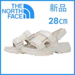 【日本未発売】ノースフェイス厚底サンダル◆ベージュ3連ベルクロ 日本未発売】ノースフェイス厚底サンダル◇ベージュ3連ベルクロ