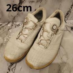 ecco ゴルフシューズ 26cm エコー 白 ホワイト