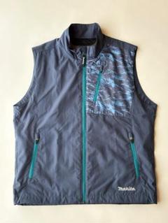 値下げ　makita 空調服 ベスト 4Lグレー/ブラック　２着 マキタ FV214DZ 充電式ファンベスト グレー/紺 ベストのみ 空調