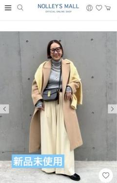 NOLLEY'S ハンドステッチベルテッドコートRavissantLaviere NOLLEY'S ハンドステッチベルテッドコートRavissantLaviere