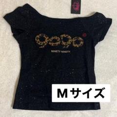 トップス 9090girl OG Logo Off Shoulder Glitter T OG Logo Off Shoulder Glitter Tee – YZ
