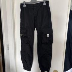 prada 18aw ブラックペイント ワークパンツ 定価15万ランウェイルック prada 18aw ブラックペイント ワークパンツ 定価15万ランウェイ