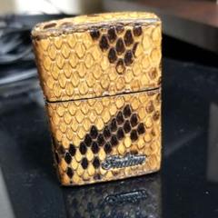 ZIPPO パイソン ニシキヘビ革 indian オイルライター 希少 本革のサムネイル