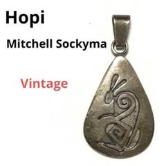 Hopi ホピ族 ペンダントトップ Mitchell Sockyma シルバー