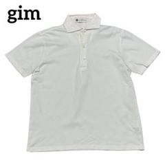gim ジム アメリカンシーアイランドコットン ポロシャツ ホワイト メンズ S