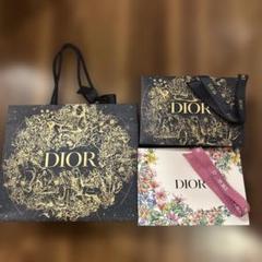 ディオール　大ショッパー Dior 限定ショッパー 2025 ディオール 千鳥 桜 ショップ袋