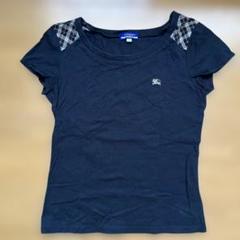 BURBERRY BLUE LABEL ブラック Tシャツ 38 BURBERRY BLUE LABEL ☆ブラック Tシャツ 38 - メルカリ