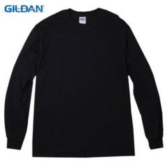 新品未使用. GILDAN 6oz 無地長袖ロンT 黒