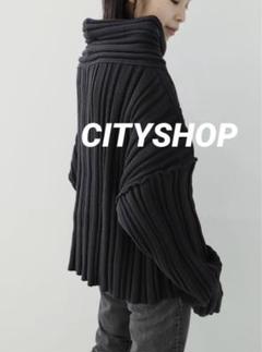 【中古】シティショップ CITYSHOP ナイロンモヘヤ ルーズ ニット ネイビー【サイズFREE】【レディース】 2025年最新】シティショップ レディース ニット・セーターの人気