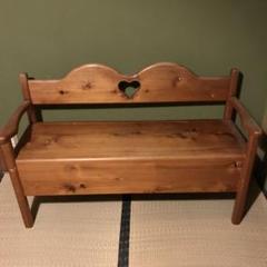 カントリー♡ハート ベンチ 長椅子 カントリー家具