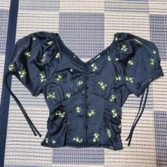 MOUSSY♡ BUTTERFLY SLEEVE ブラウス♡タグ付き新品♡花柄