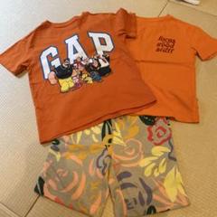 美品GAP ポパイ Tシャツと花柄ショートパンツセット
