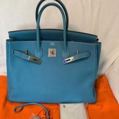 HERMES、、バーキン。ブルージーン、トゴ、35センチ、正規品