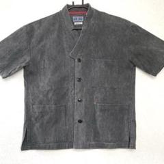 BLUE BLUE ブルーブルー　墨染　半纏　半袖シャツ　コウモリ刺繍　超希少